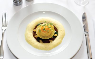 Smoked Pollock and Egg Yolk Ravioli