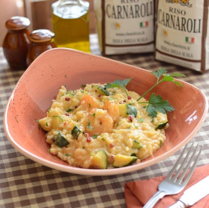 Risotto Gamberi e Zucchini