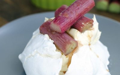 Roasted Rhubarb with Stem Ginger