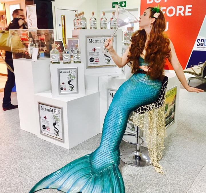 Mermaid Gin Now at Southampton Airport